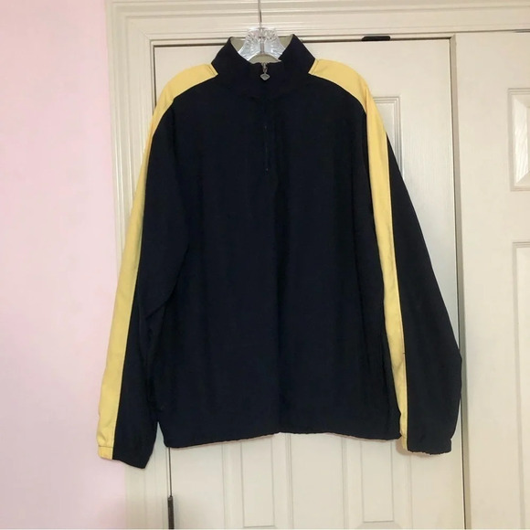 ⭐️Callaway Golf Active‎ Quarter Zip Pullover Navy Large Mens - Picture 3 of 6